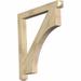 Ekena Millwork 4 W x 44 D x 44 H Westlake Craftsman Rough Sawn Bracket Douglas Fir