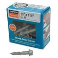 Simpson Structural Screws SDS25112-R25 1/4-Inch by 1-1/2-Inch with 1-Inch Threaded Structural Wood Screw 25-Pack