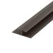 Outwater Plastic H Channel Fits Material 1/4 Inch Thick Brown Styrene Divider Moulding 46 Inch Length (Pack of 2)