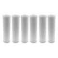 Tier1 10 Micron 10 Inch x 2.5 Inch | 6-Pack Whole House Carbon Block Water Filter Replacement Cartridge | Compatible with Pentek EPM-10 155634-43 EP-10 CB-25-1010 Home Water Filter