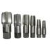 6 Piece High Speed Steel NPT Pipe Tap Set 1/4 3/8 1/2 3/4 1 and 1-1/4 in Wooden Case DWTHS1/4-1-1/4SET