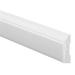 Inteplast Building Products 3/8 in. H X 1-5/16 in. W X 7 ft. L Prefinished White Polystyrene Trim