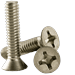 #8-32 x 2-1/2 Machine Screw Stainless Steel (18-8) Phillips Flat Head (inch) Head Style: Flat (QUANTITY: 200) Drive: Phillips Thread: Coarse Thread (UNC) Fully Threaded