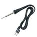 25 Watt Soldering Iron with Conical Tip Rubber Sleeve for Easy Grip - UL Listed