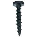 ROK Hardware 10 x 1 Deep / Coarse Thread Phillips Pan Head Screws Black Phosphate 1000 Pack