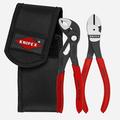 Knipex Mini Pliers Belt Pouch Set 2 Pieces - Cobra and Diagonal Cutters