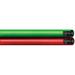 Radnor 1/4X 25 Red And Green SBR Synthetic Rubber Twin Hose With BB Hose Fittings (2 Pack)