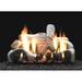 Empire 18 Birch Logset with IP Vent-Free Slope Glaze Burner - Natural Gas