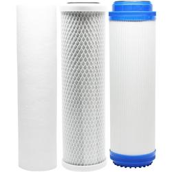 Replacement Filter Kit for Liquagen liqua 649 RO System - Includes Carbon Block Filter PP Sediment Filter & GAC Filter - Denali Pure Brand