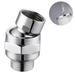 Shower Connector Ball Joint Shower Head Swivel Ball Adapter Adjustable Shower Arm Extension Universal Component Brushed Nickel