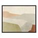 Joss & Main Pastel Views - Floater Frame Painting on Canvas in Brown/Green | 23.5 H x 29.5 W x 2 D in | Wayfair 45458-01