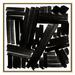 Joss & Main Shape of Song I by Cartissi - Floater Frame Painting on Canvas in Black/Green/White | 37.5 H x 37.5 W x 2 D in | Wayfair 45283-01
