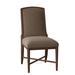 Fairfield Chair Clayton Upholstered Side Chair Upholstered in Brown | 38 H x 20 W x 27 D in | Wayfair 8821-05_9508 17_Walnut