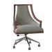 Fairfield Chair Caldwell Task Chair Wood/Upholstered/Metal in Red/Gray/Brown | 41 H x 25.5 W x 26.5 D in | Wayfair 5229-1N_3162 63_MontegoBay