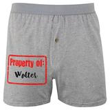 Property of Walter Soft Knit Boxer Heather SM