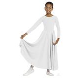 Eurotard Girls Long Sleeve Praise & Liturgical Dance Dress