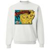 Vintage State Sticker Arkansas Crewneck Sweatshirt