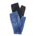 Pre-ownedWork Custom Jeans Love Always Womens Skinny Jeans Blue Gray Size 24 25 Lot 2