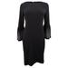 Calvin Klein Women's Embellished Bell-Sleeve Sheath Dress