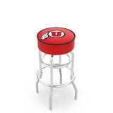 Holland Bar Stool NCAA Swivel Bar & Counter Stool Plastic/Acrylic/Metal | 25 H x 18 W in | Wayfair L7C125NevaUn