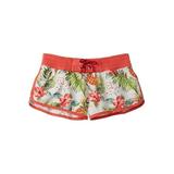 Azul Little Girls Multi Color "Don't Leaf" Floral Print Swimwear Shorts