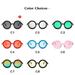 Musuos Fashion Kids Sunglasses Round Glass Outdoor UV Protection Travel Eyewear Beach Sunglasses