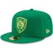Boston Celtics New Era Shield 59FIFTY Fitted Hat - Kelly Green