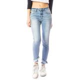 Kan Can Mid-Rise Fringe Ankle Skinny Jeans