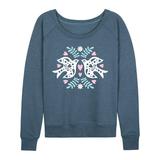 Scandinavian Doves - Women's French Terry Pullover