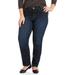 Women's Plus-Size Slimming Classic Fit Straight-Leg Jeans With Tummy Control, Regular and Petite Lengths