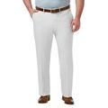 Big & Tall Haggar Premium Comfort Expandable-Waist Classic-Fit Stretch Flat-Front Dress Pants Stone