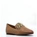 MICHAEL Michael Kors Gia Leather Loafers Tan