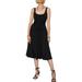 Tart Womens Lynee Knot-Front Sleeveless Midi Dress