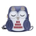 Winnereco Cartoon Lovely Owl Animal Backpack Kids Shoulder Crossbody Bag (Dark Blue)