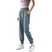 Women's Sports Harem Pants High Waist Loose Wide Leg Zipper Cuffs Fitness Running Jogger Trousers Capris Bohemian Drawstring Pockets Women Plus Activewear Sweatpants Trousers