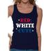 Awkward Styles Red White Cute Tank Tops for Women American Flag Tank Top 4th Of July Women's Tops Patriotic Graphic Tanks for Fourth of July Party USA Flag Red White Blue Colors Tank Tops for Women