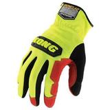 KONG KOPR-04-L Mechanics Gloves, L, Yellow, Single Layer, Spandex