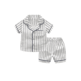 Hopiumy Kids Baby Pajamas Short Sleeve Sleepwear