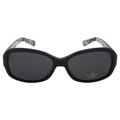 Kate Spade Cheyenne/P/S/ Y21P - Black Polarized by Kate Spade for Women - 55-16-130 mm Sunglasses