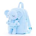 Lazada Elephant Kids Backpacks with Stuffed Animal Plush Toy Girls Backpacks Light Blue 11 Inches Blue Backpack