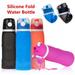 26oz Foldable Water Bottle - Collapsible, Portable Outdoor picnic Water Bottle, Silicone Drink Bottle for Camping Hiking, Sports & Travel. Lightweight, Reusable Bottles for Men, Women and Kids