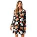 Just Love Ugly Christmas Dress Fun Xmas Party Outfit 401582-10335-M (Black - Mixed Holiday, 1X)