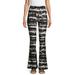 No Boundaries Juniors' High Rise Knit Flare Pants