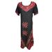 Mogul Women Maxi Dress Boho Chic Beautiful Floral Boho Style Gypsy Hippy Dresses L