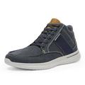 Bruno Marc Men's Fashion High Top Canvas Sneakers Casual Walking Shoes JEFF NAVY Size 9