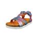 Olivia Miller Girls' Glitter T-Strap Sandals