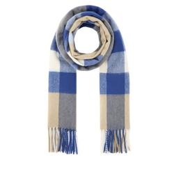 Burberry Fringed Mega Checked Cashmere Scarf