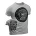 Happy Hour T-Shirt for Men Crossfit Workout Weightlifting Funny Gym Tshirt (Large, 012. Squat Bench Deadlift T-Shirt Grey)