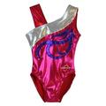 O3GL047 Obersee Girl's Girls Gymnastics Leotard - Energy Fuchsia