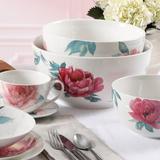 Martha Stewart 172 fl oz. 3 Piece Serving Bowl Set All Ceramic in Pink | 6.8 H x 13.2 D in | Wayfair 950116353M